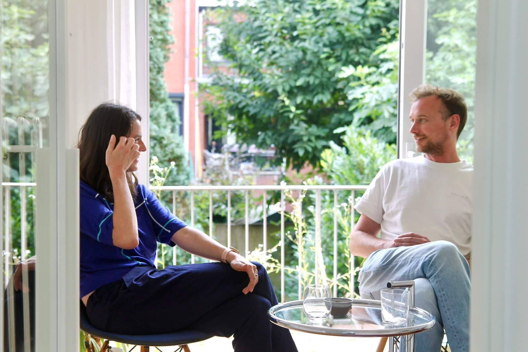 Eva Vercouteren in a 1:1 coaching conversation