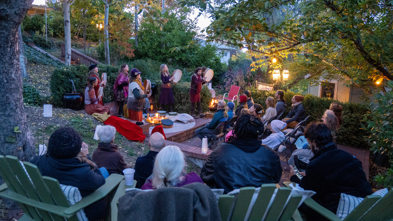 Krista Holland and the Propolis Frame Drumming Troupe 