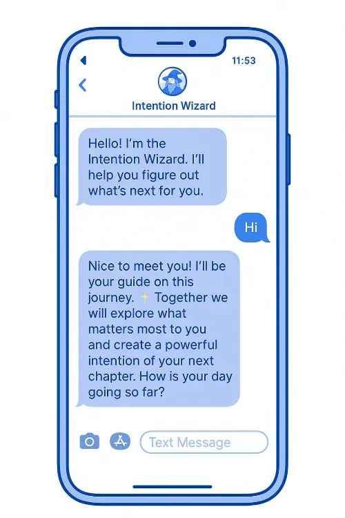 Intention Wizard SMS Chat