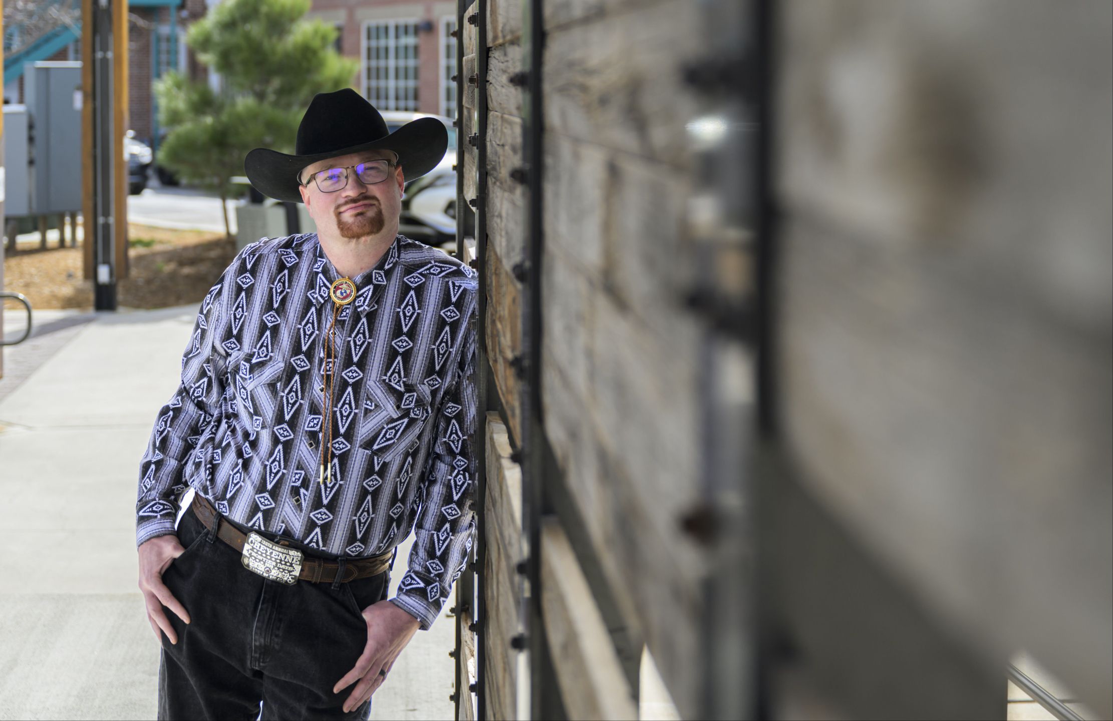 "Shawn Moore participating in the WY We Care Keep Breathing suicide prevention campaign"