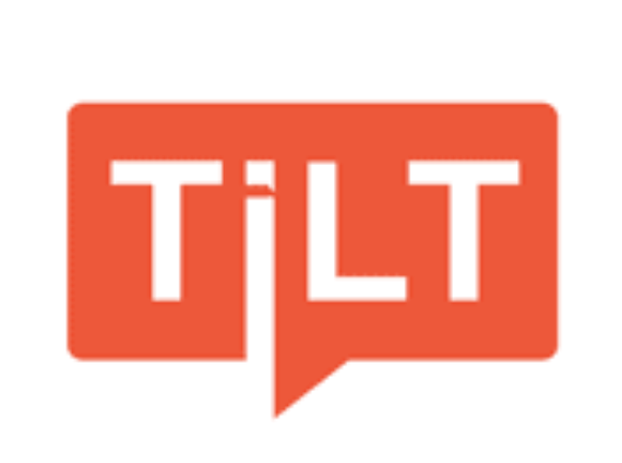 Tilt logo for Angela Santomero guiding creators to transform ideas into brilliant kids' shows