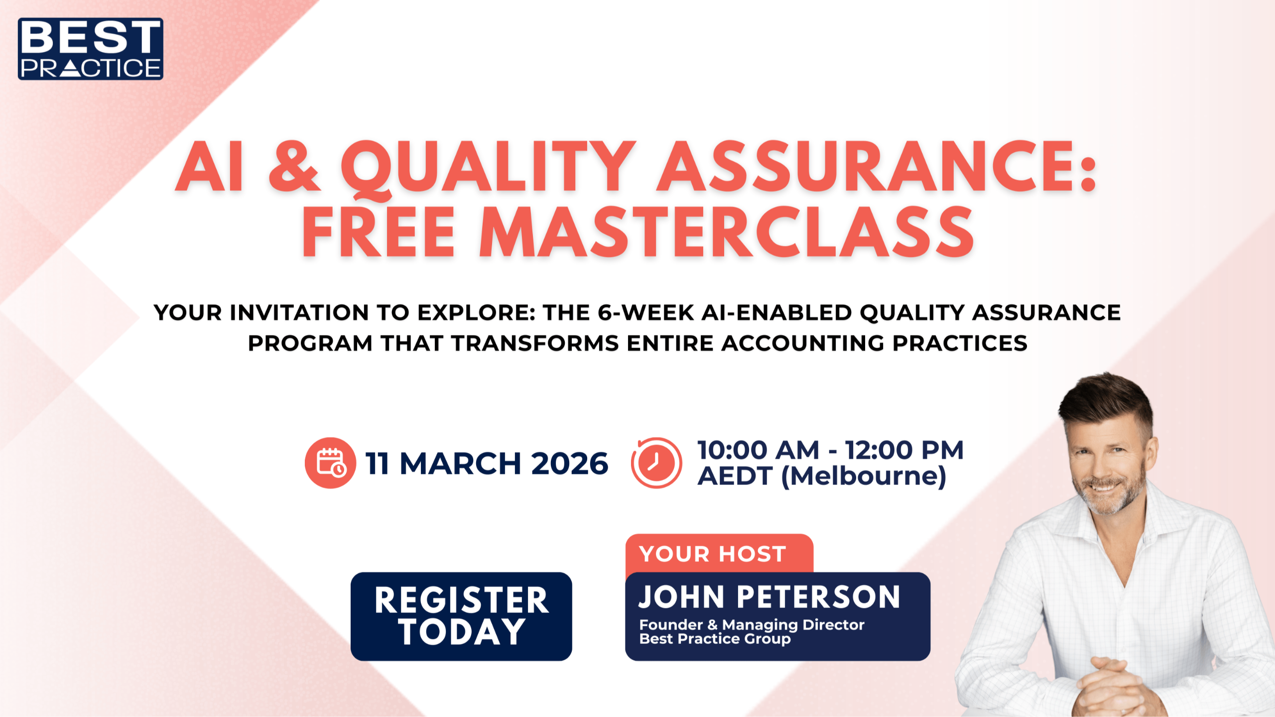 AI & Quality Assurance FREE Masterclass
