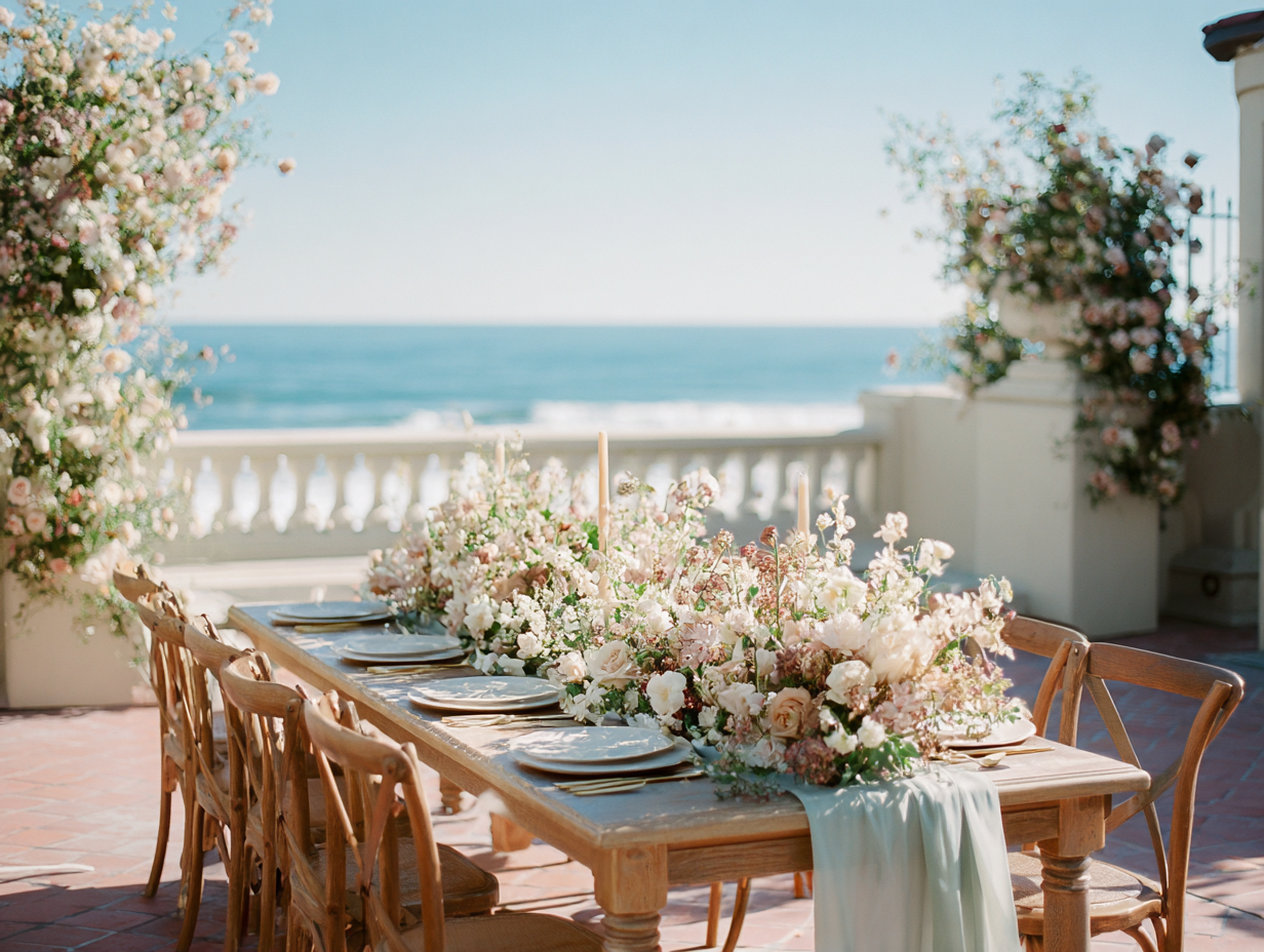 luxury intimate wedding tablescape design Southern California