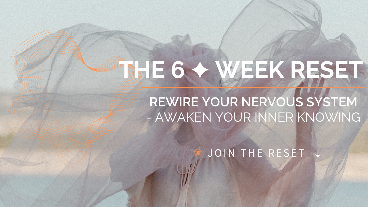 The 28-Day Nervous System Reset shown across desktop, tablet and mobile