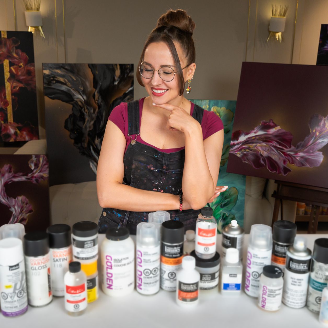 Fluid Art Mastery - Acrylic Pouring Online Course by Olga Soby
