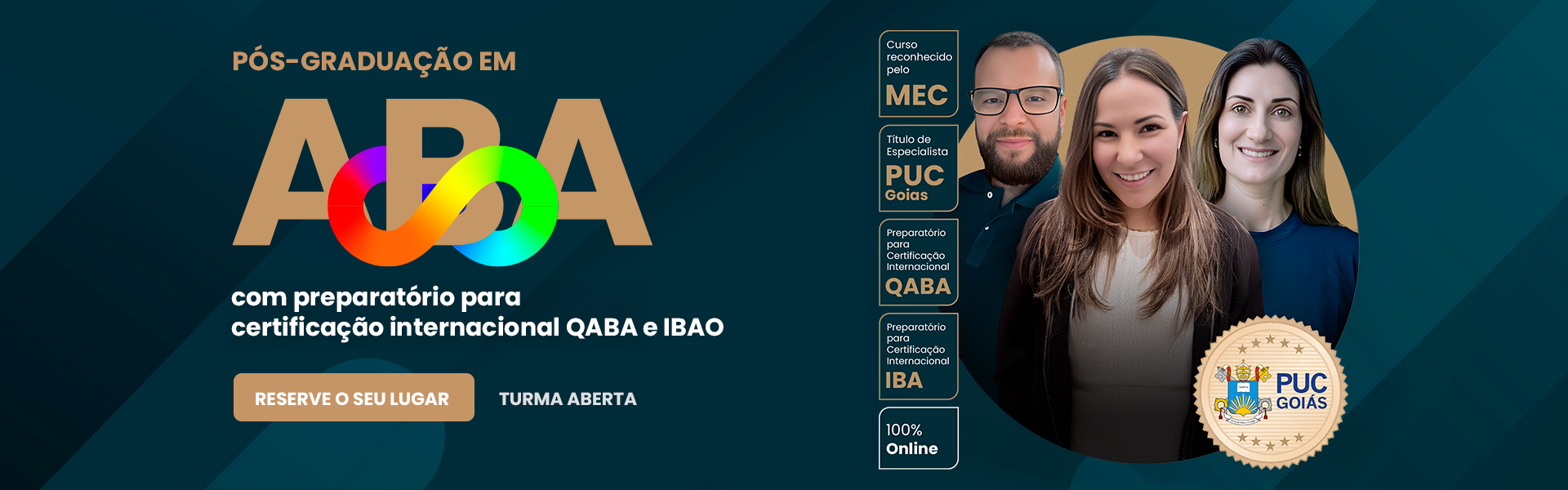 Pós-graduação e cursos livres em ABA para profissionais e familiares do TEA