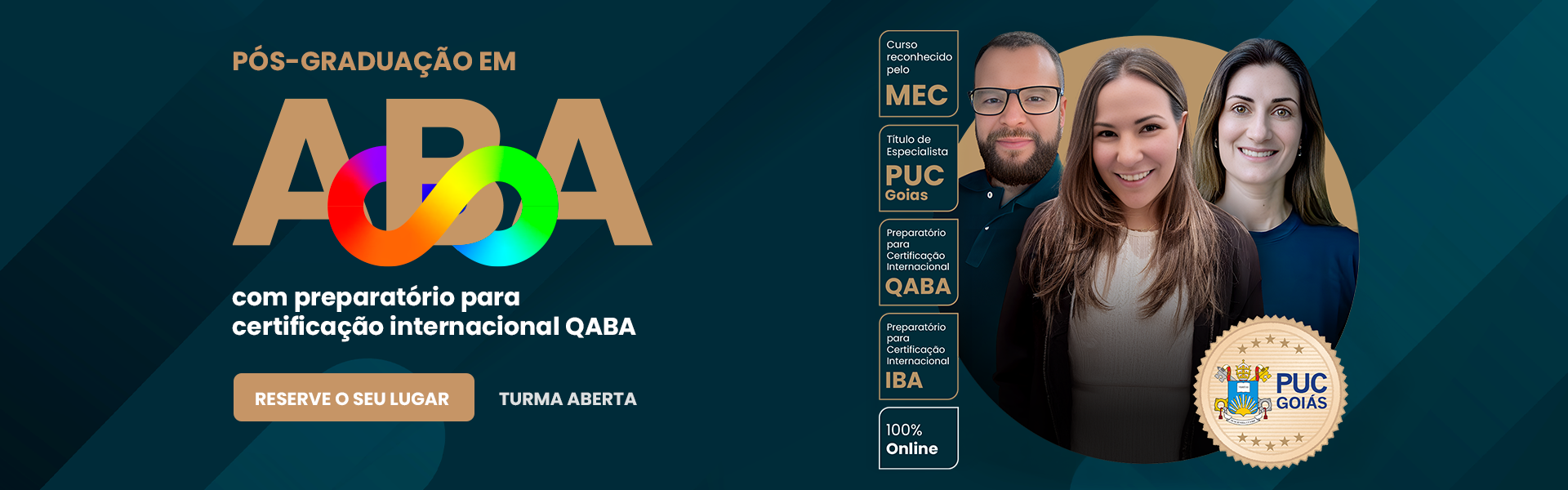 Pós-graduação e cursos livres em ABA para profissionais e familiares do TEA