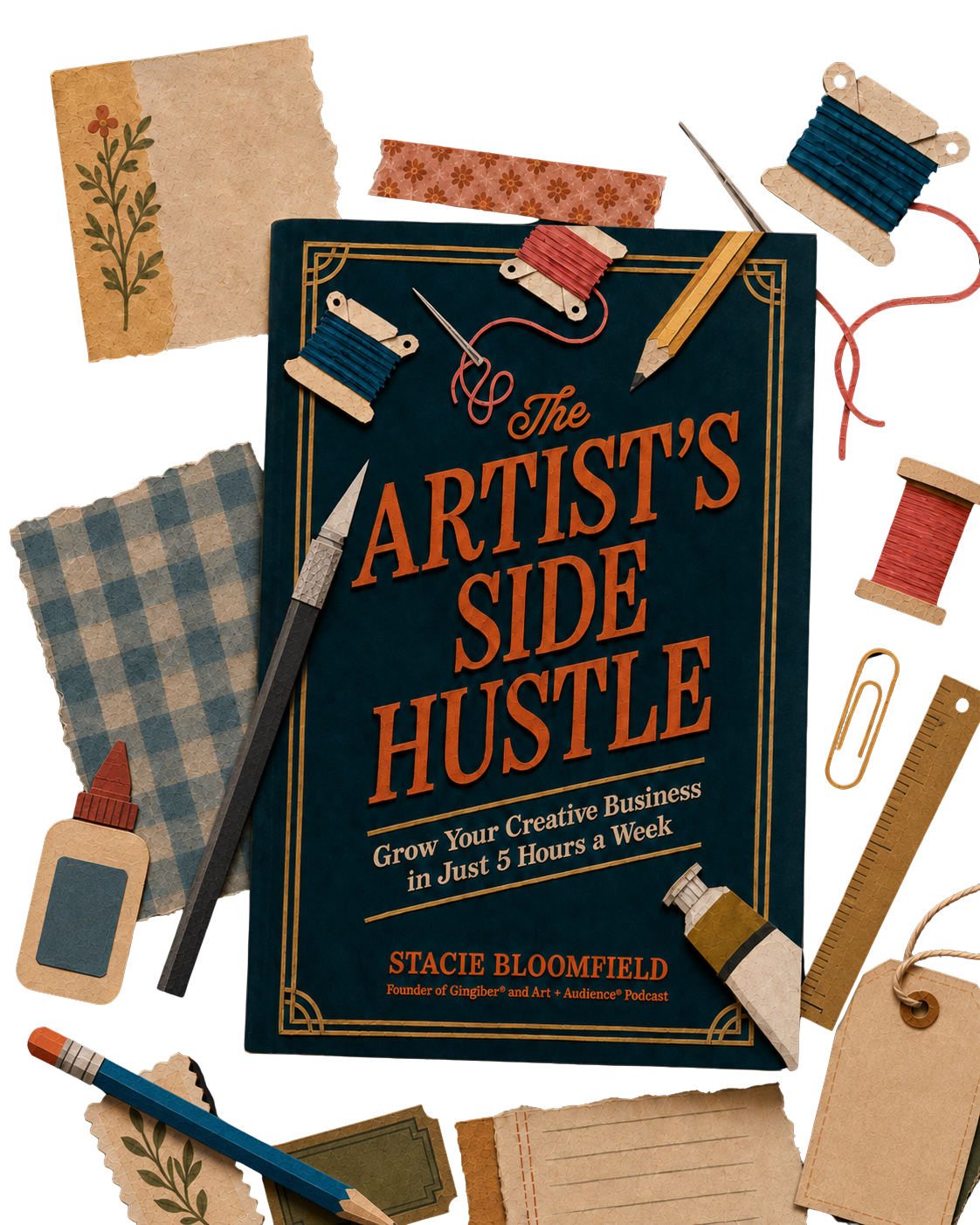 The Artist's Side Hustle book and audiobook by Stacie Bloomfield