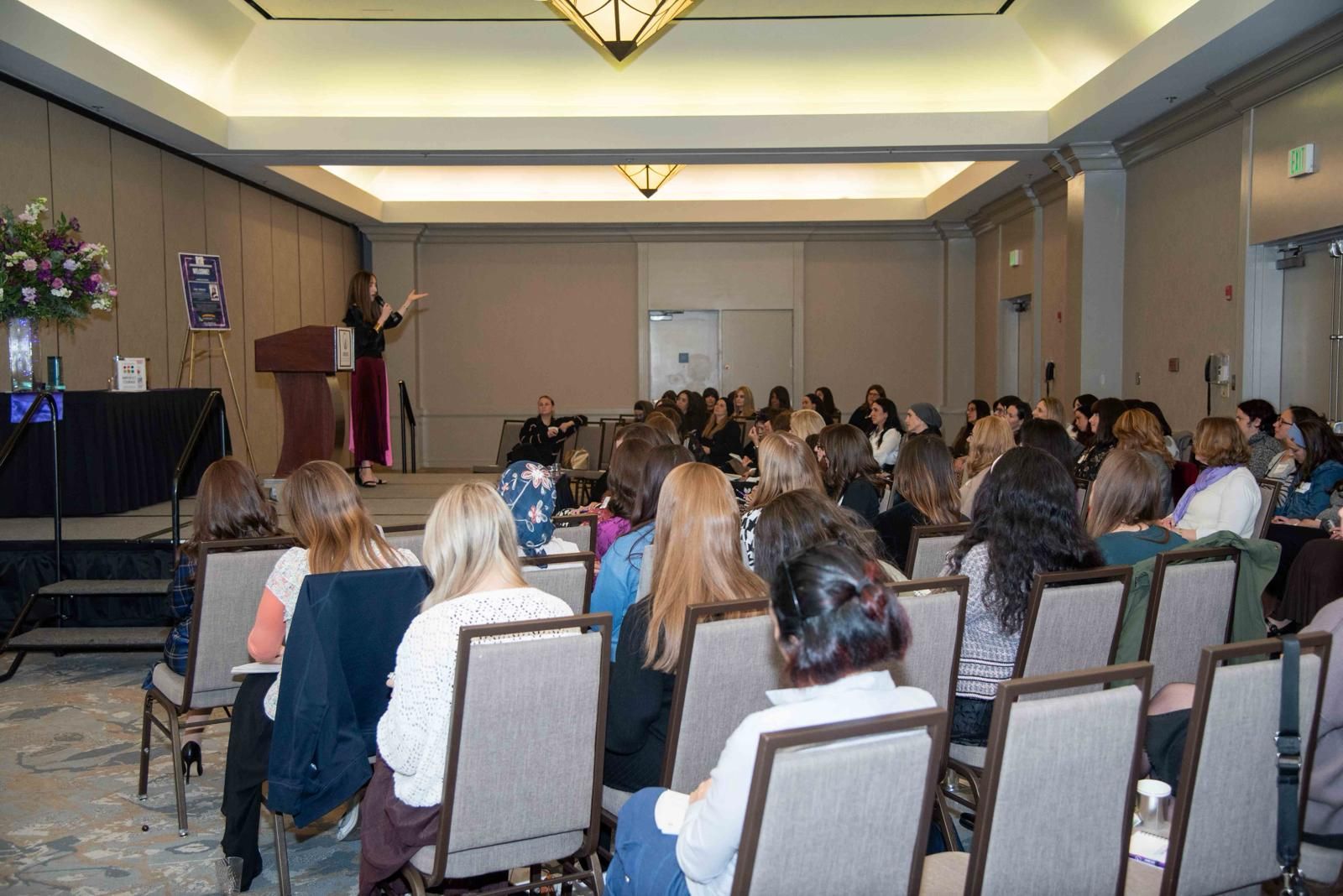 JWBLNG event with speaker and attendees