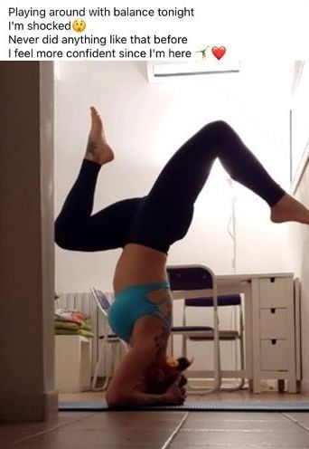 pincha mayurasana pose forearm stand