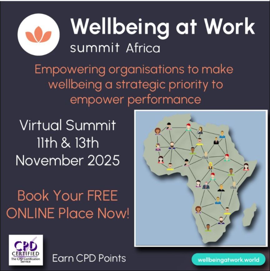 Webinar - Wellbeing at Work Summit africa 2025