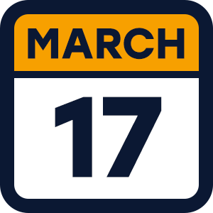 March 20 Calendar Icon