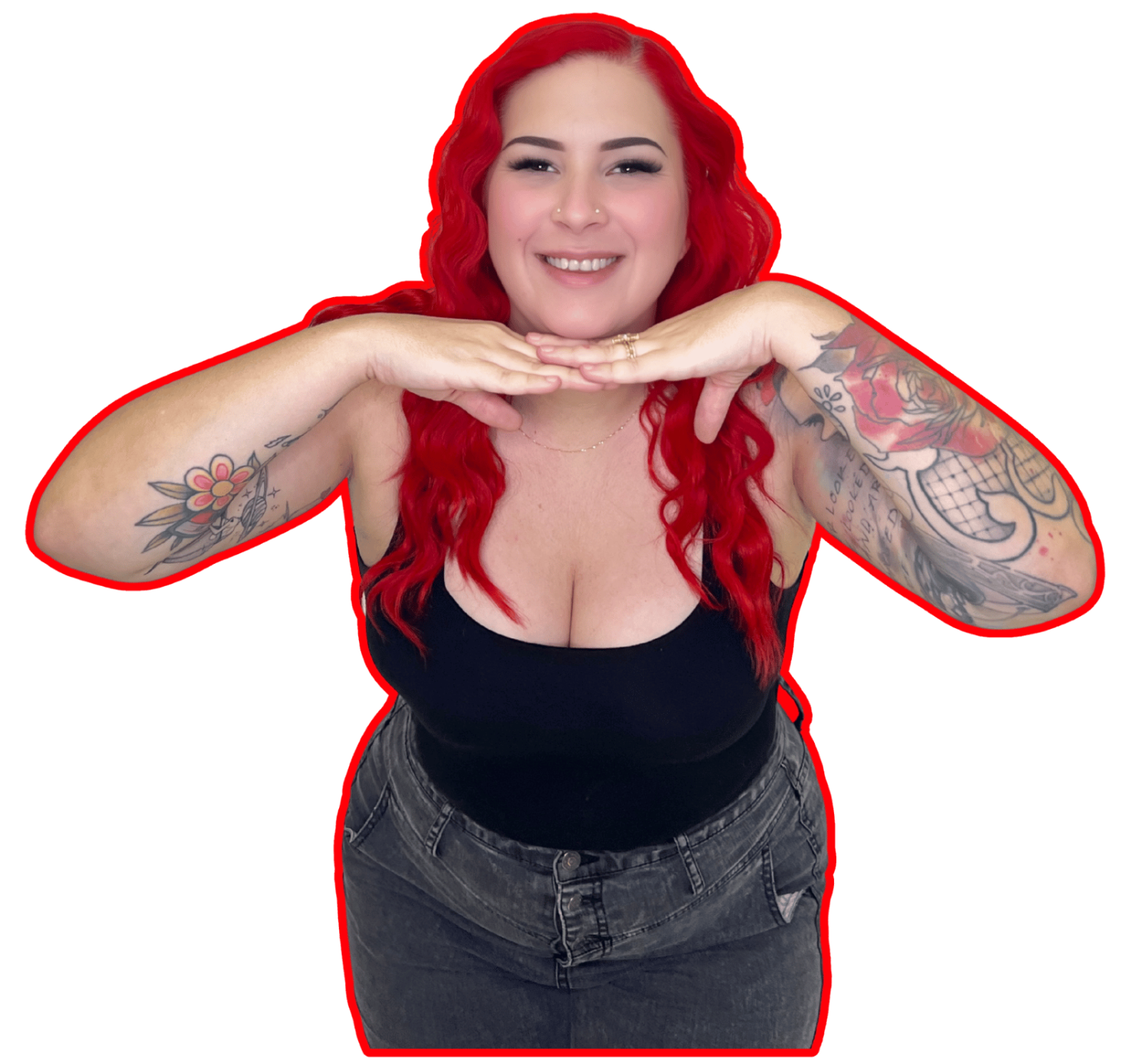 Ms Amber Red - owner of Inspired, mentor, PMU artist and Podcaster