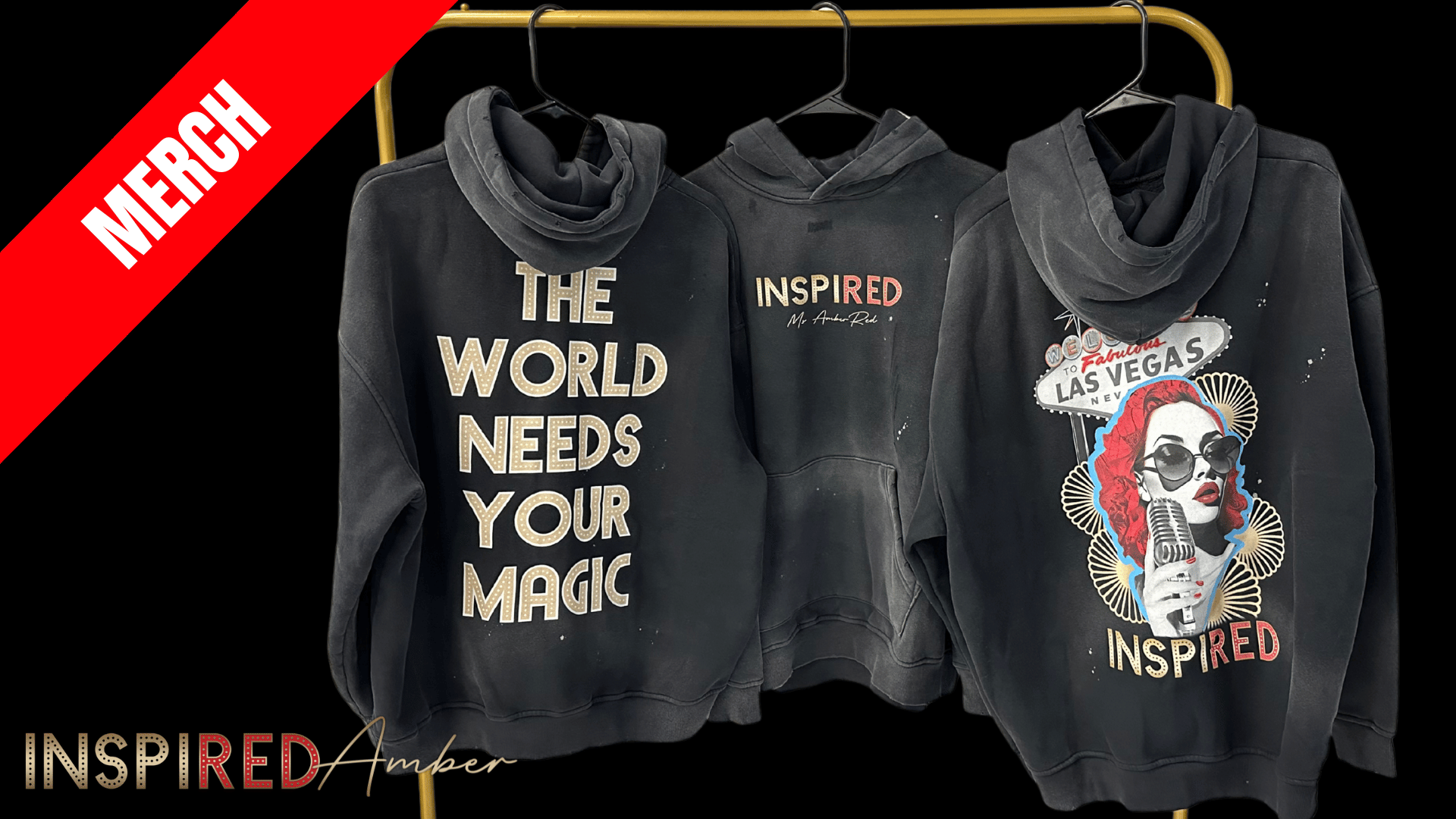 Get Inspired by Ms Amber Red merch!