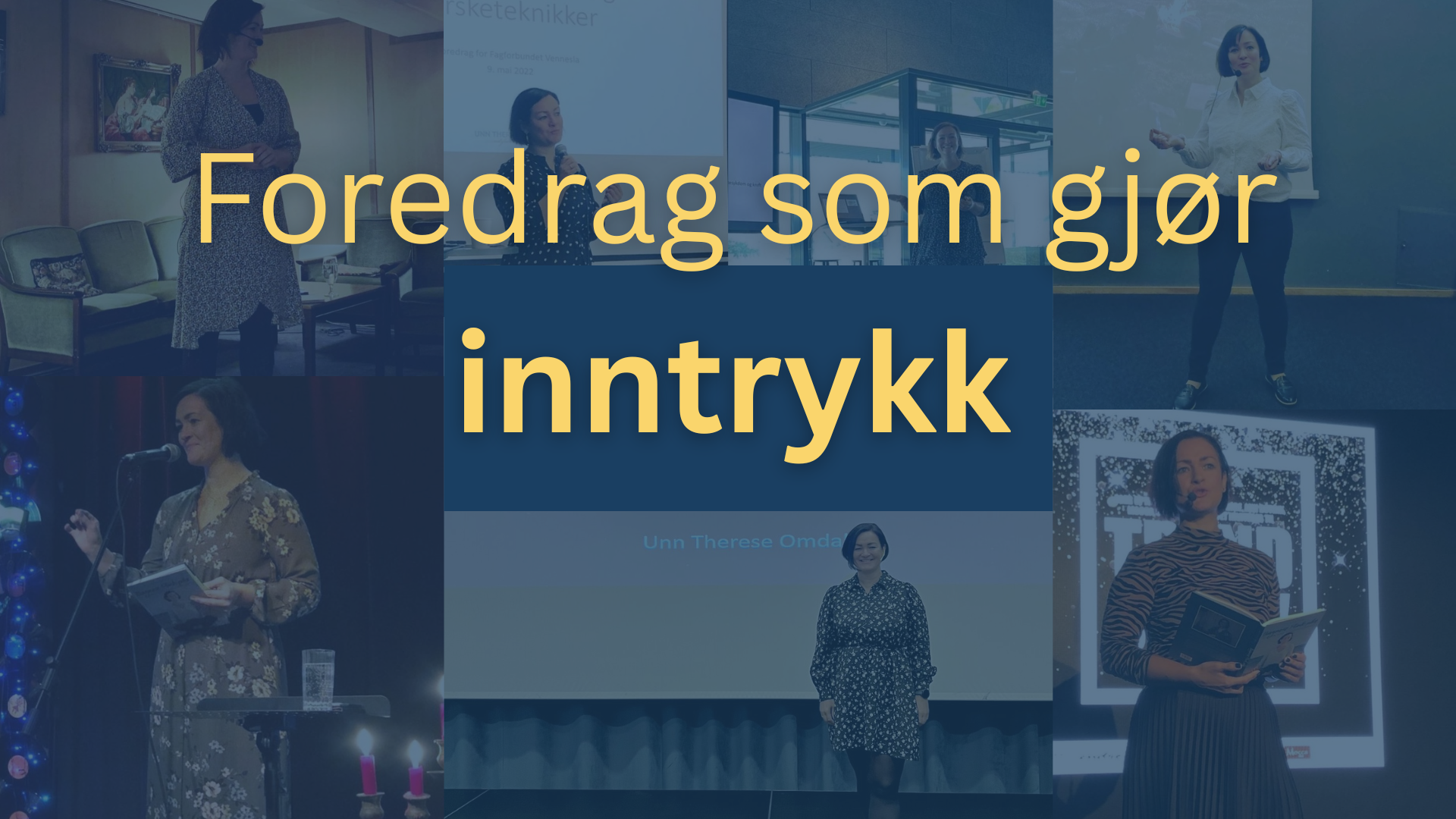 Foredragsbilde av Unn Therese Omdal