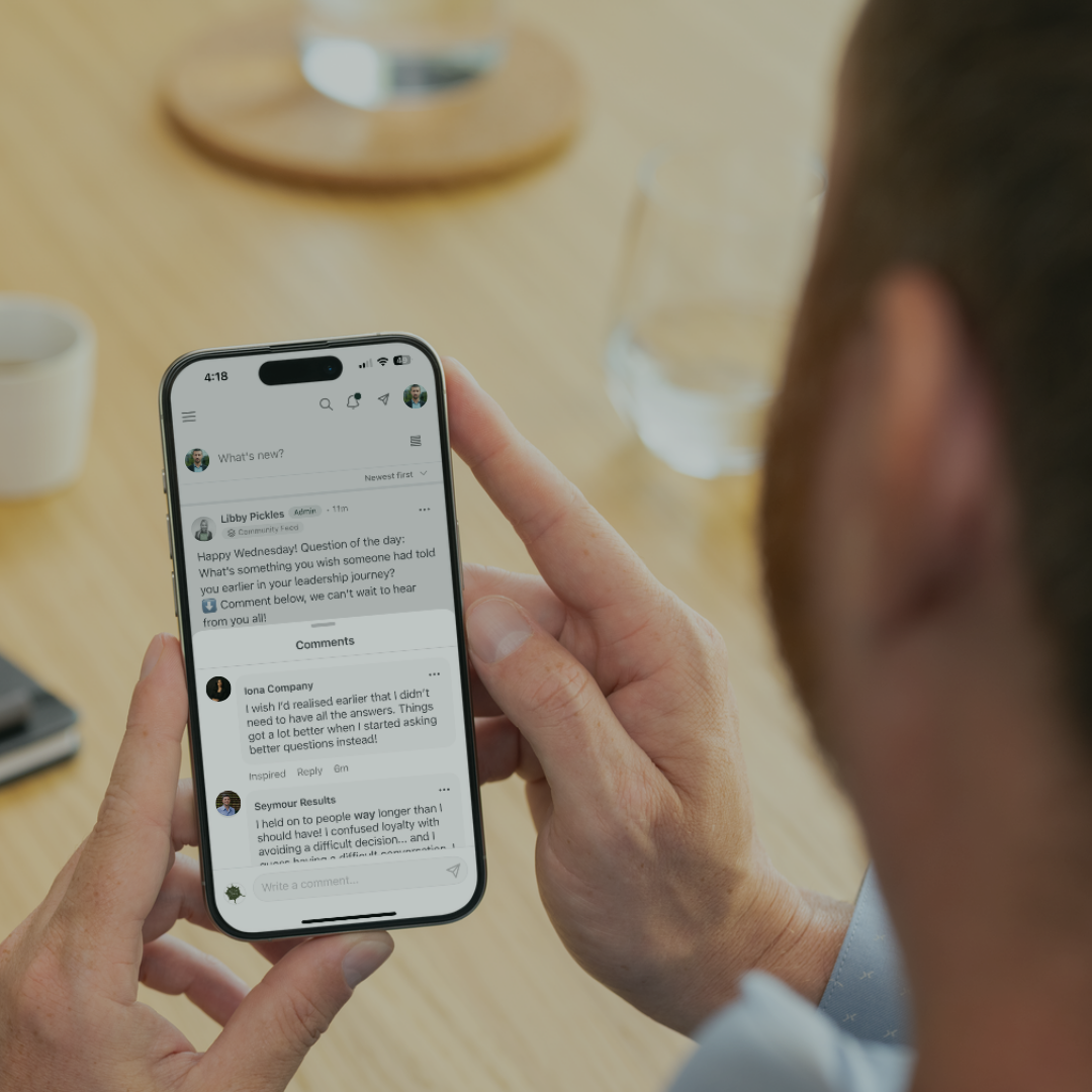 CEOs and business owners connecting in the MDL Membership private leadership community