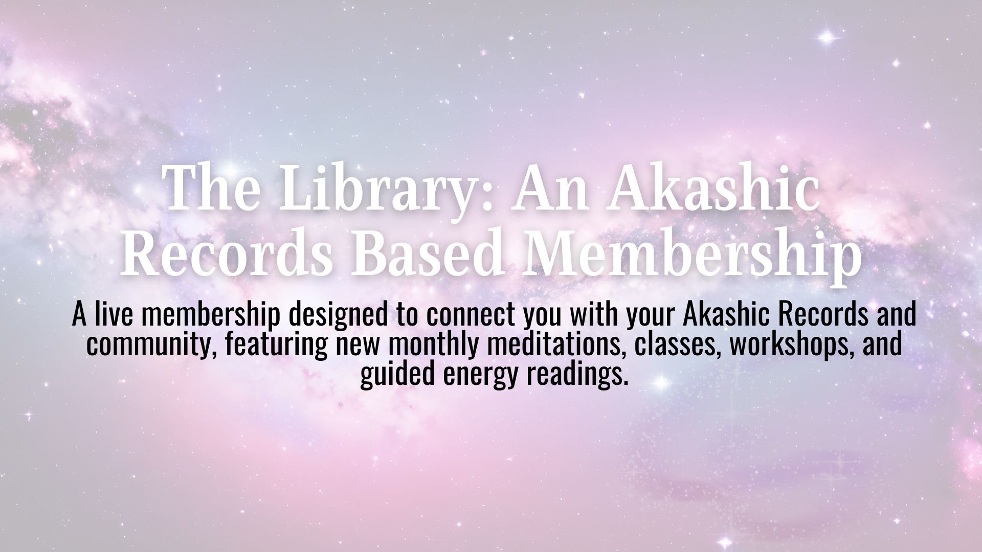 The Library Membership - Landing Page