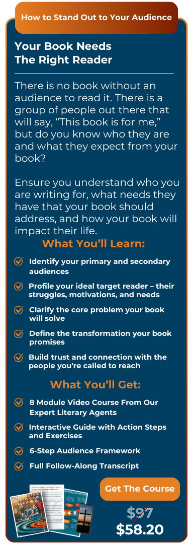 How to understand and stand out to your audience.  Your book needs an audience to read it