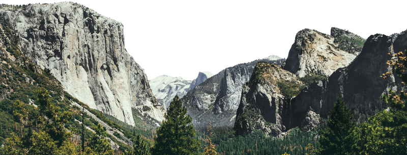 Layers of different color and textured mountains