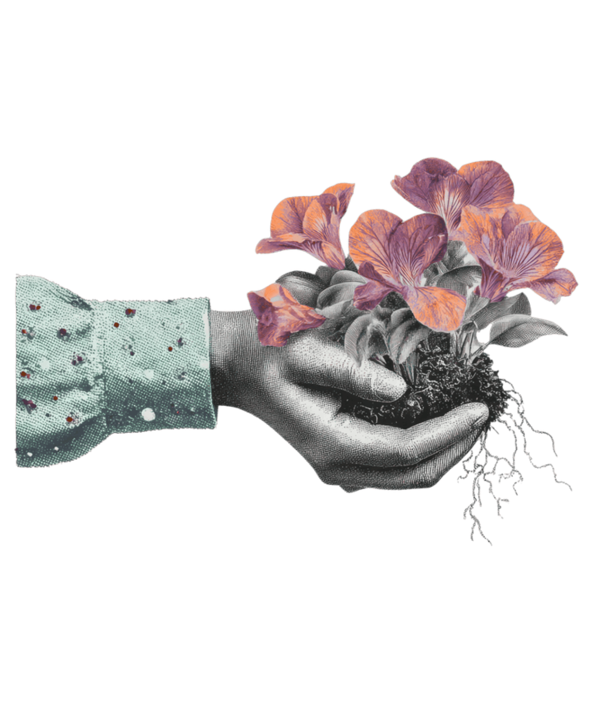 A vibrant bird flies above a lush tree, perched atop an antique compass, symbolizing nature and exploration.