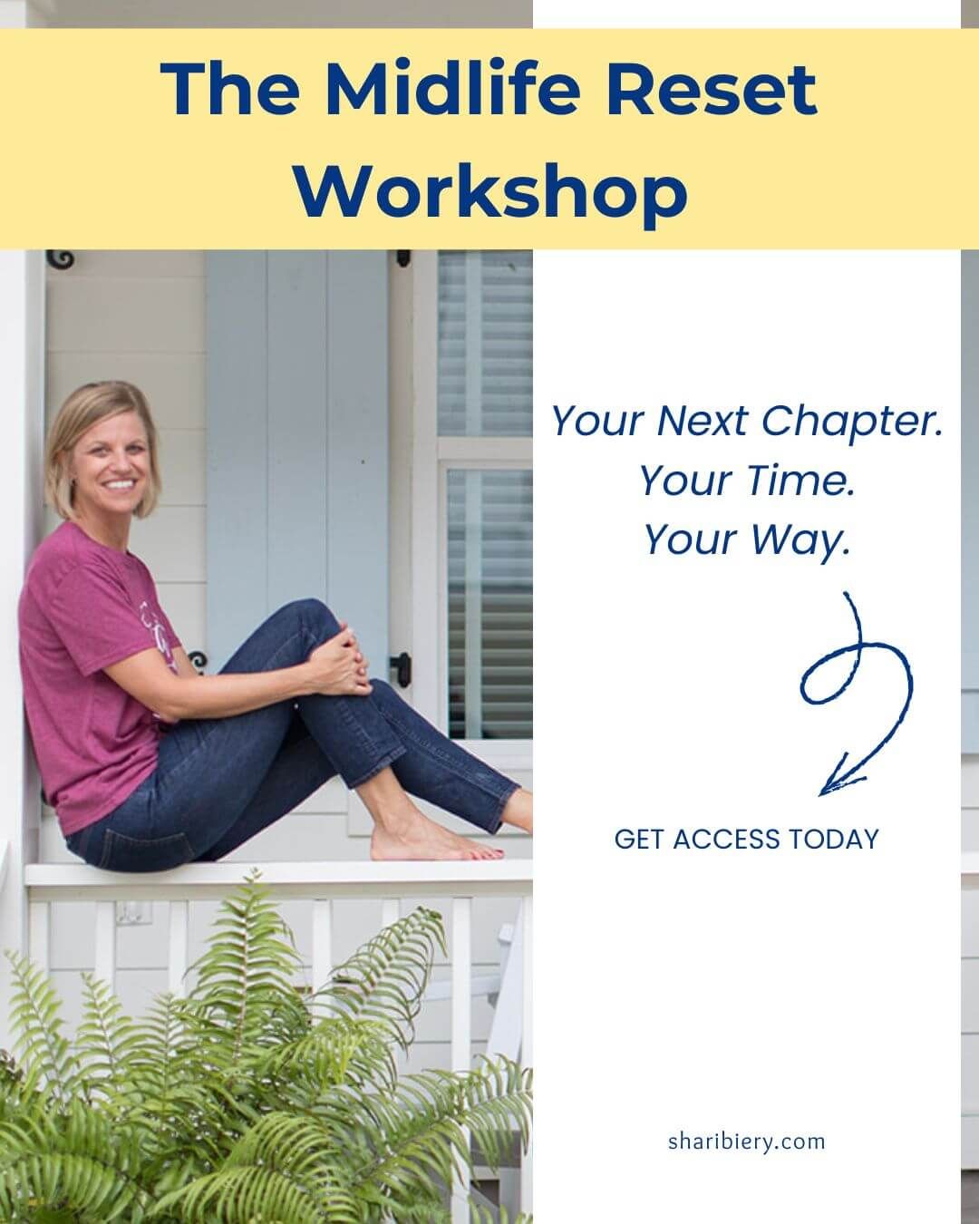 Health and wellness coach guiding midlife women to overcome burnout and exhaustion.