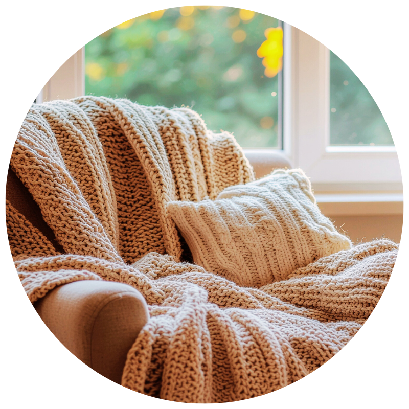 Warm and inviting therapy space for potential clients in Vermont