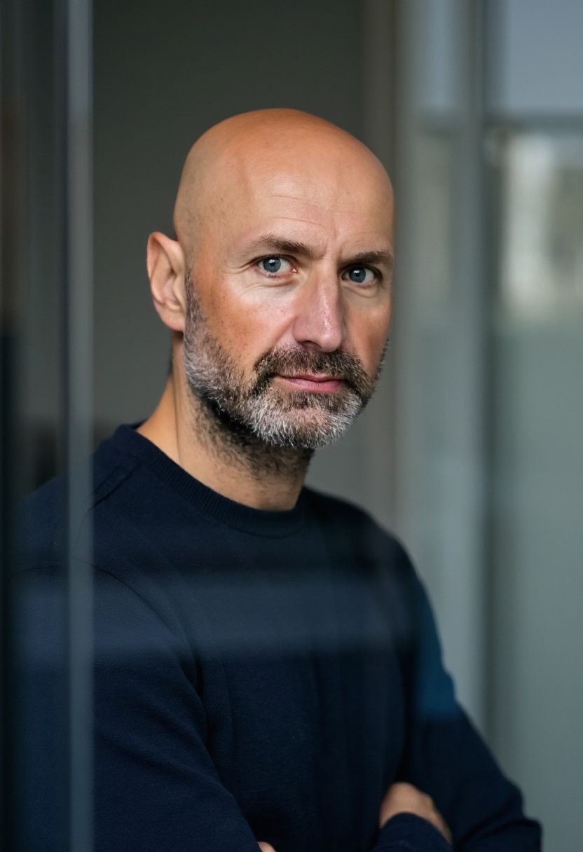 Federico Malatesta, Transformational and Executive Coach, portrait in his office — exploring the intersection of leadership, identity, and meaning.