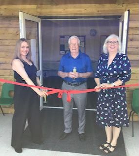 Emma at a community event