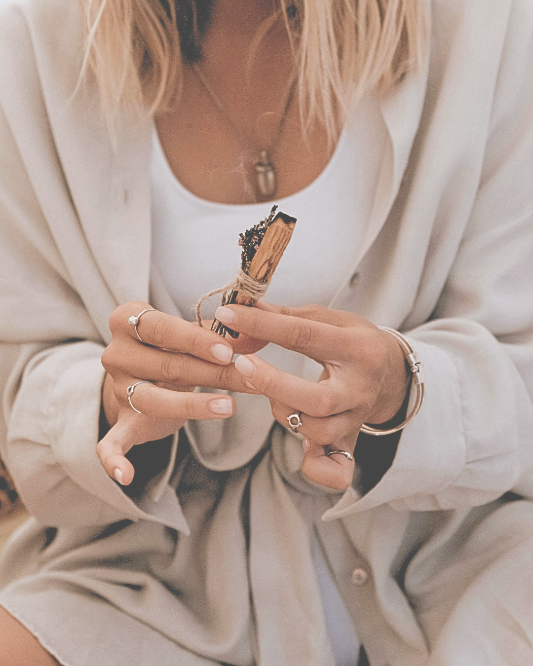 Energy healing session