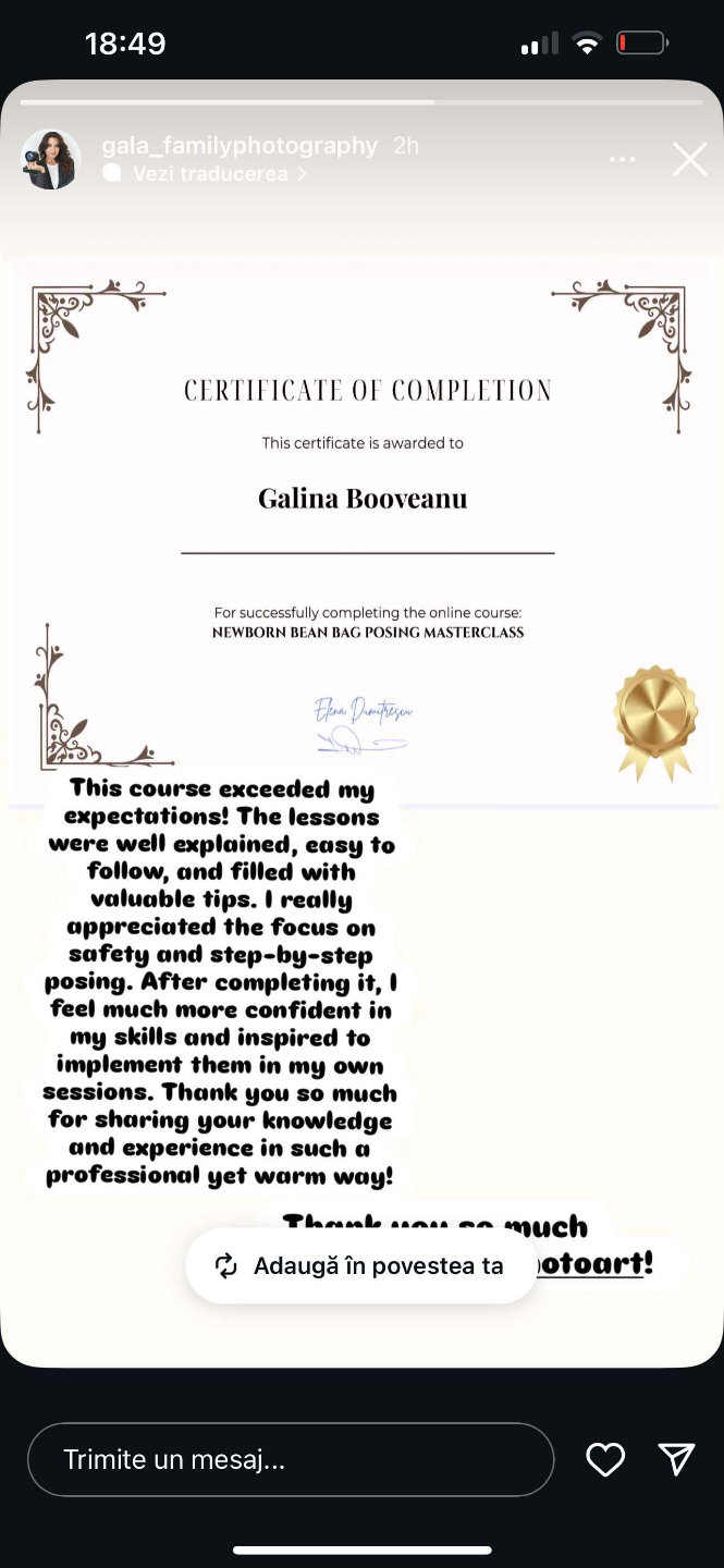 Newborn posing mistakes and corrections – online course review