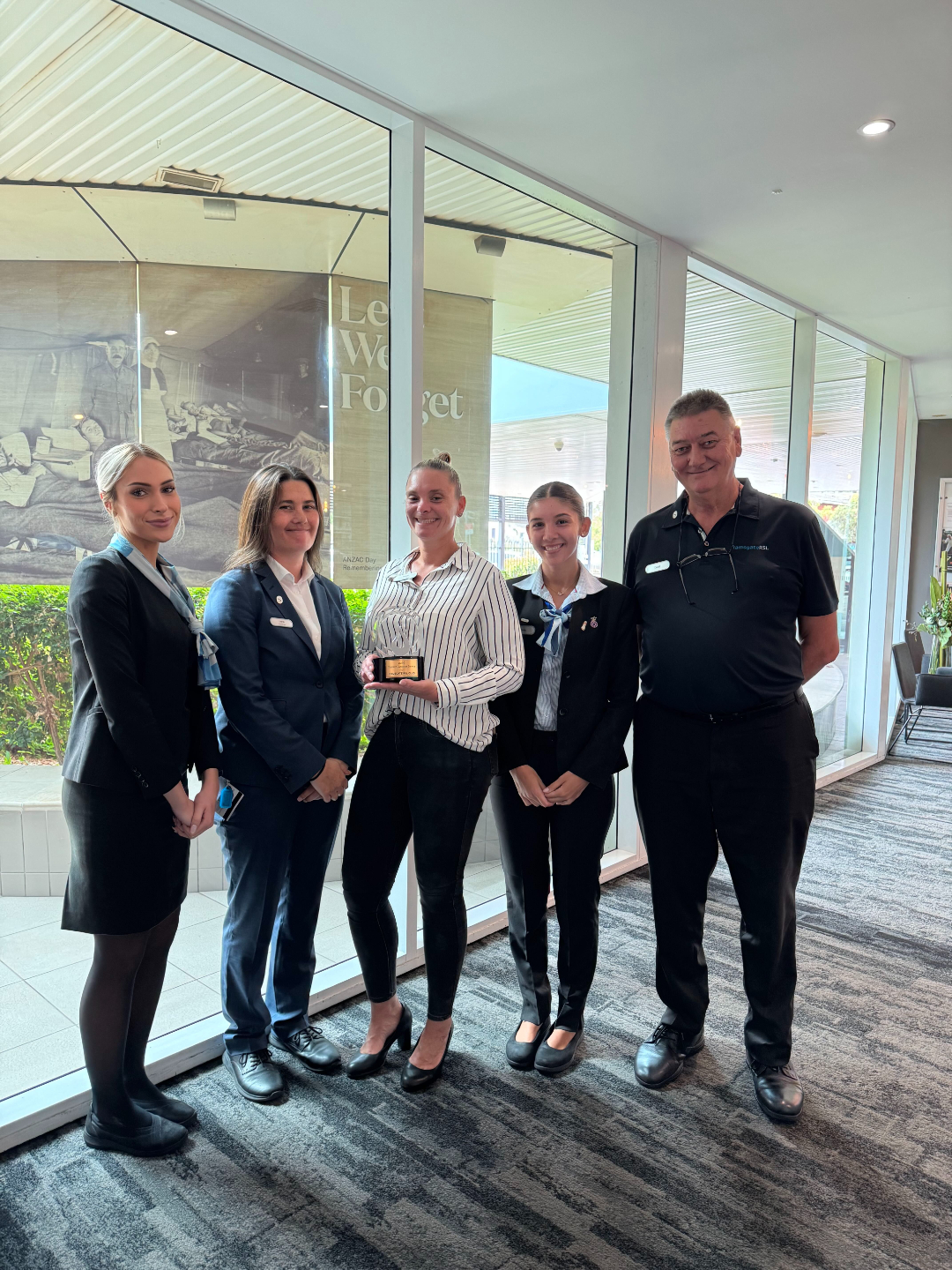 Ramsgate RSL winners of the OOPS Superior Customer Service Award for 2025