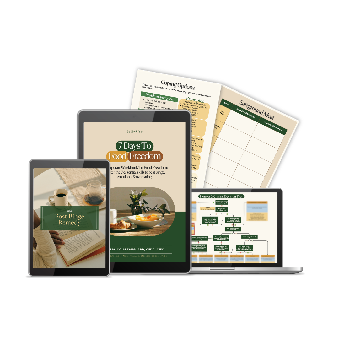 7 days to food freedom - starter kit to stop binge and emotional eating