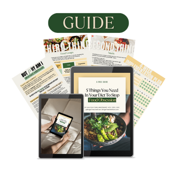 5 things you need in diet to stop food obsession and constant food noises & thoughts