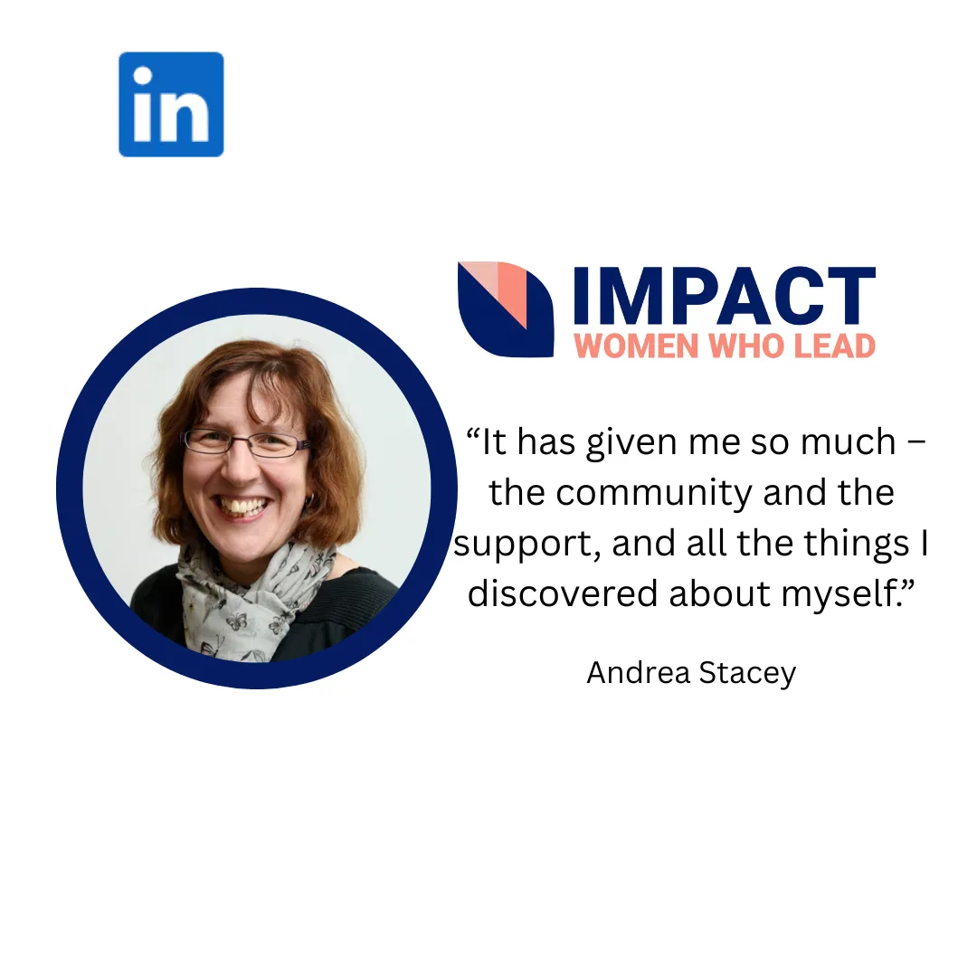 Testimonial Image: It has given me so much - the community and the support. and all the things I have discovered about myself. Andrea Stacey