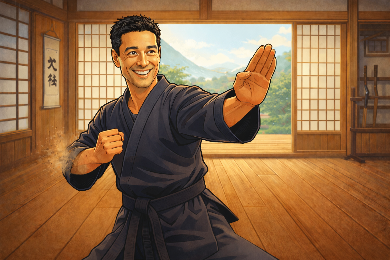 Young woman holding a samurai sword for prioritisation training in Priority Samurai e-learning course