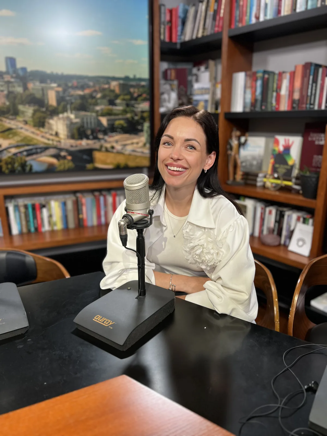 Valerija Fic during a podcast interview
