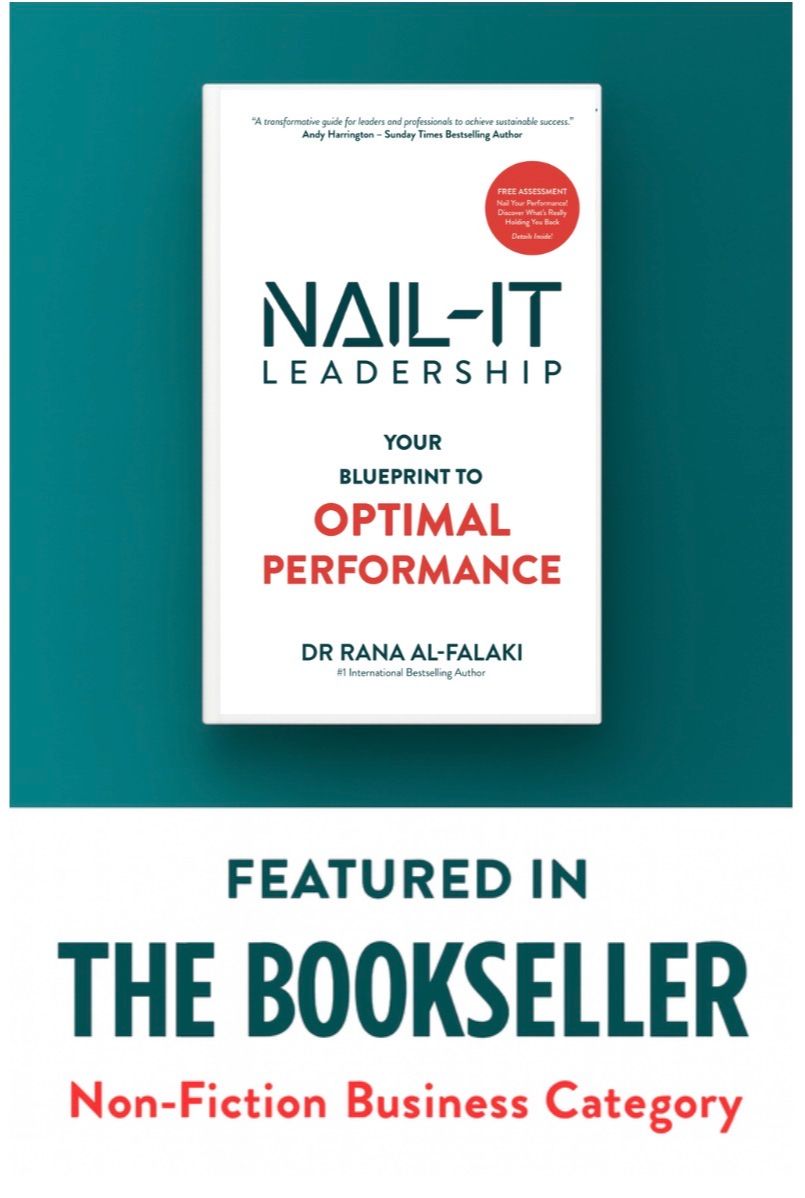 NAIL-IT Leadership book by Dr Rana Al-Falaki featured in Bookseller Magazine’s non-fiction preview with endorsement from Lord Michael Charnley-Heaton