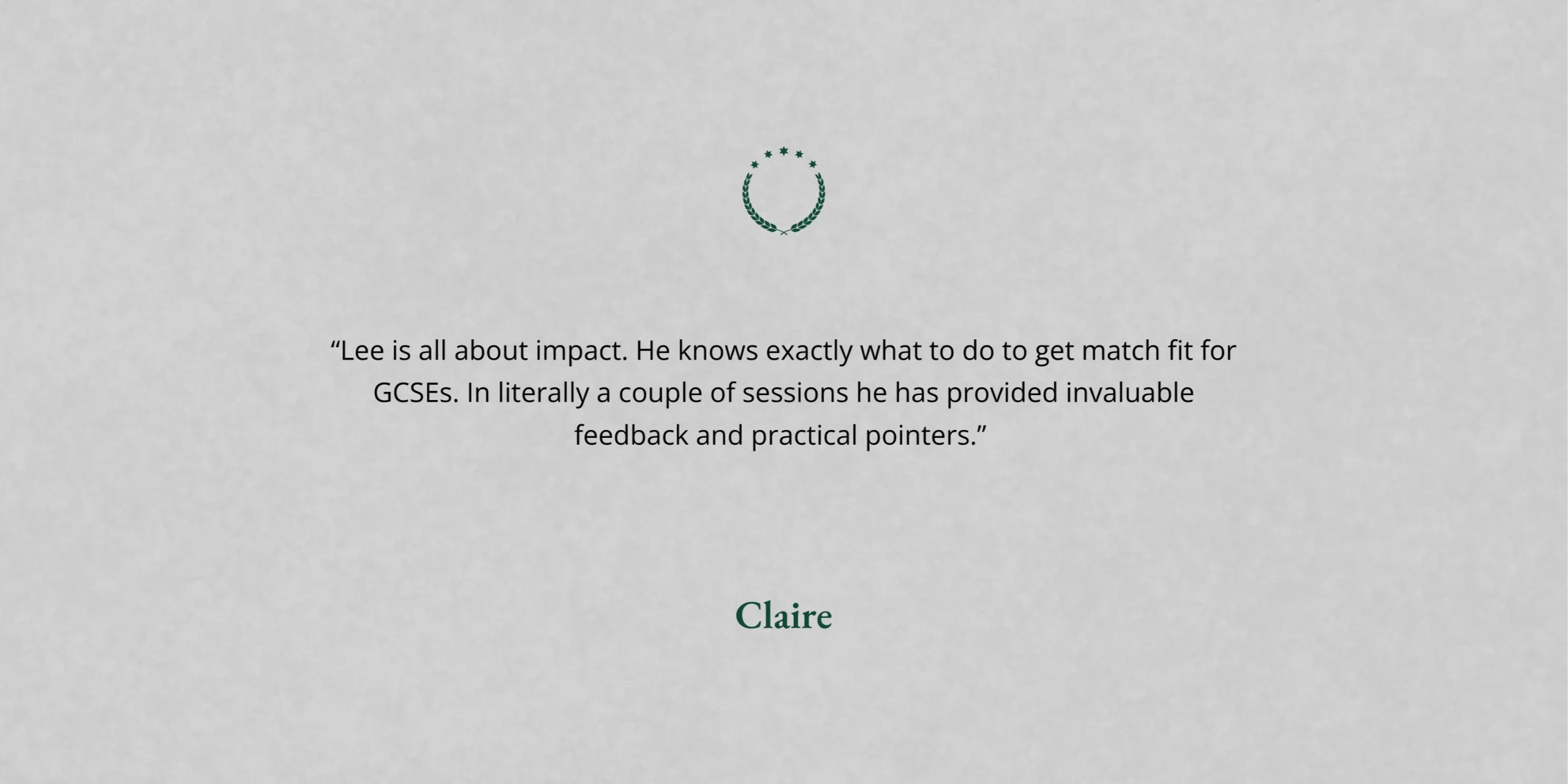 Guffick Tuition Private School Maths Tuition Testimonial