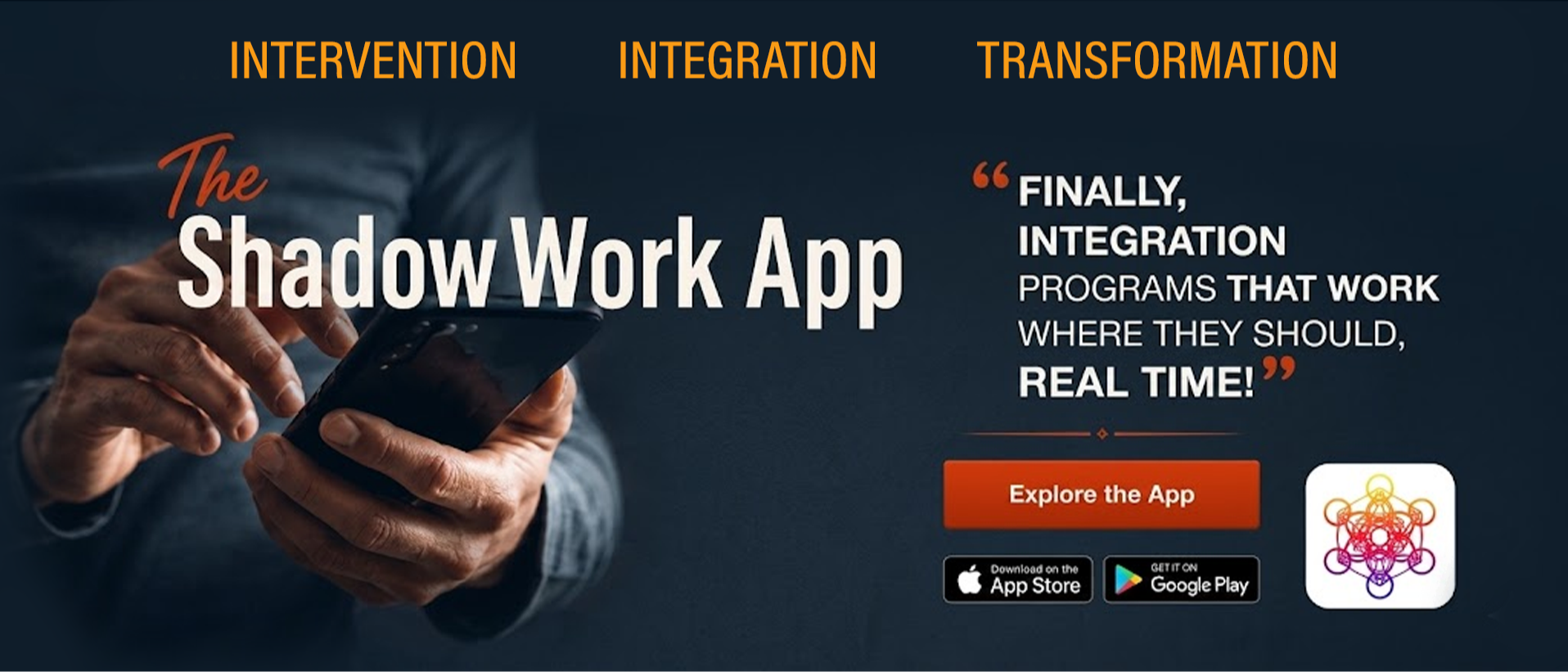 The Shadow Work App Landing Page