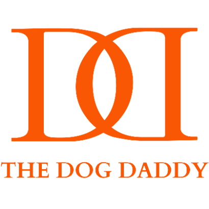 The Dog Daddy interlocking D logo in orange