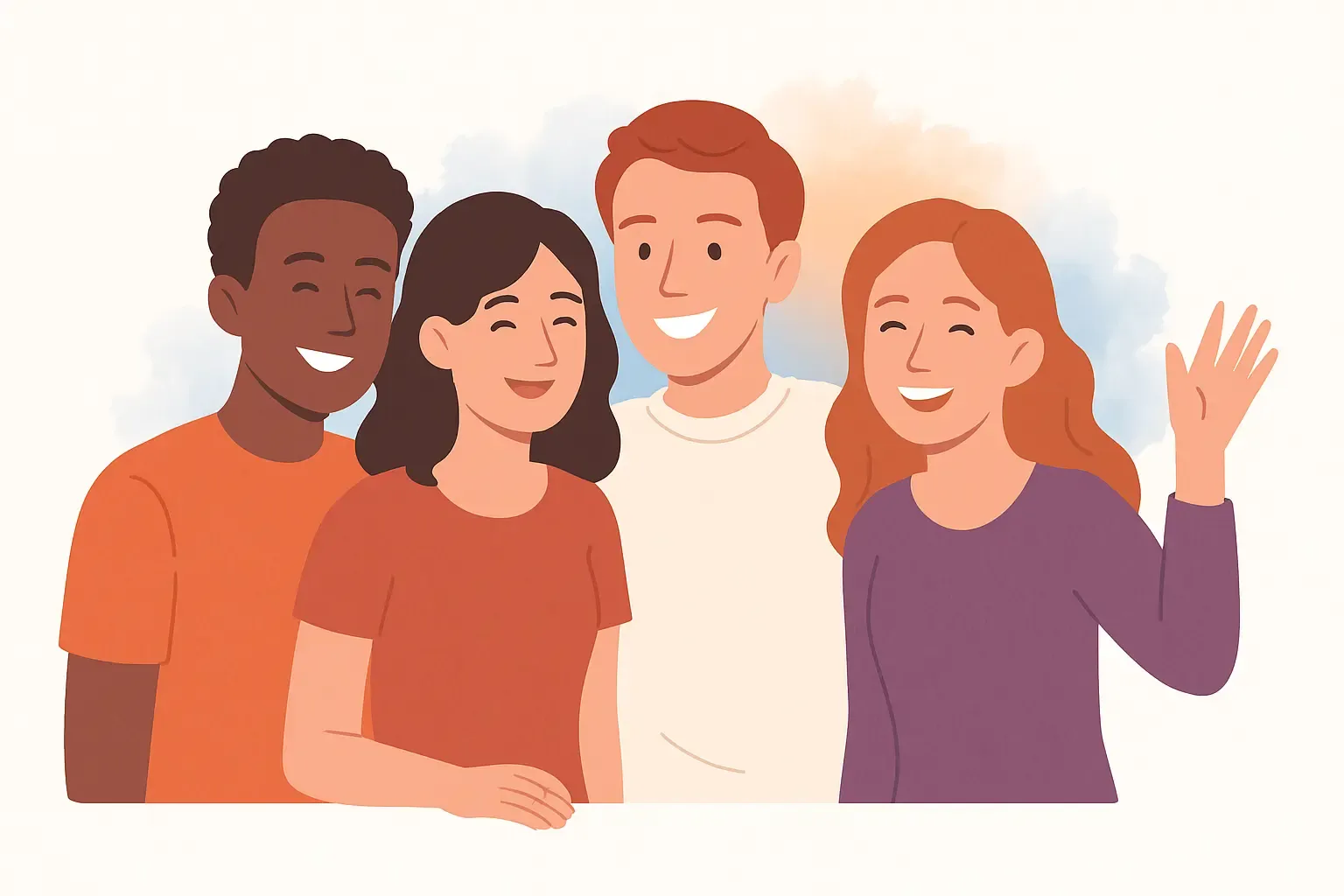 Illustration 4 Freunde