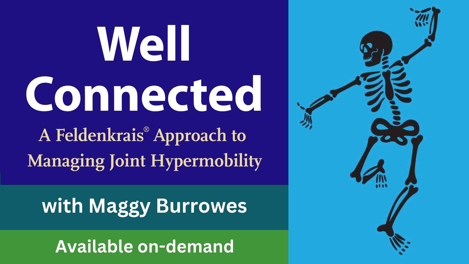 Person facing forward wearing a bright green shirt in front of a dark blue background with the front of their neck highlighted in red semi-circular rings