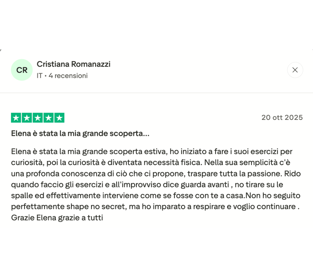Recensione Trustpilot 8