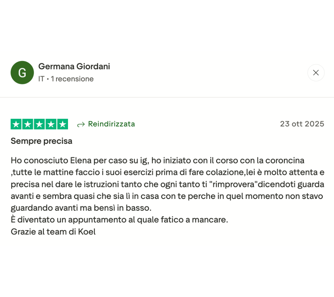Recensione Trustpilot 4