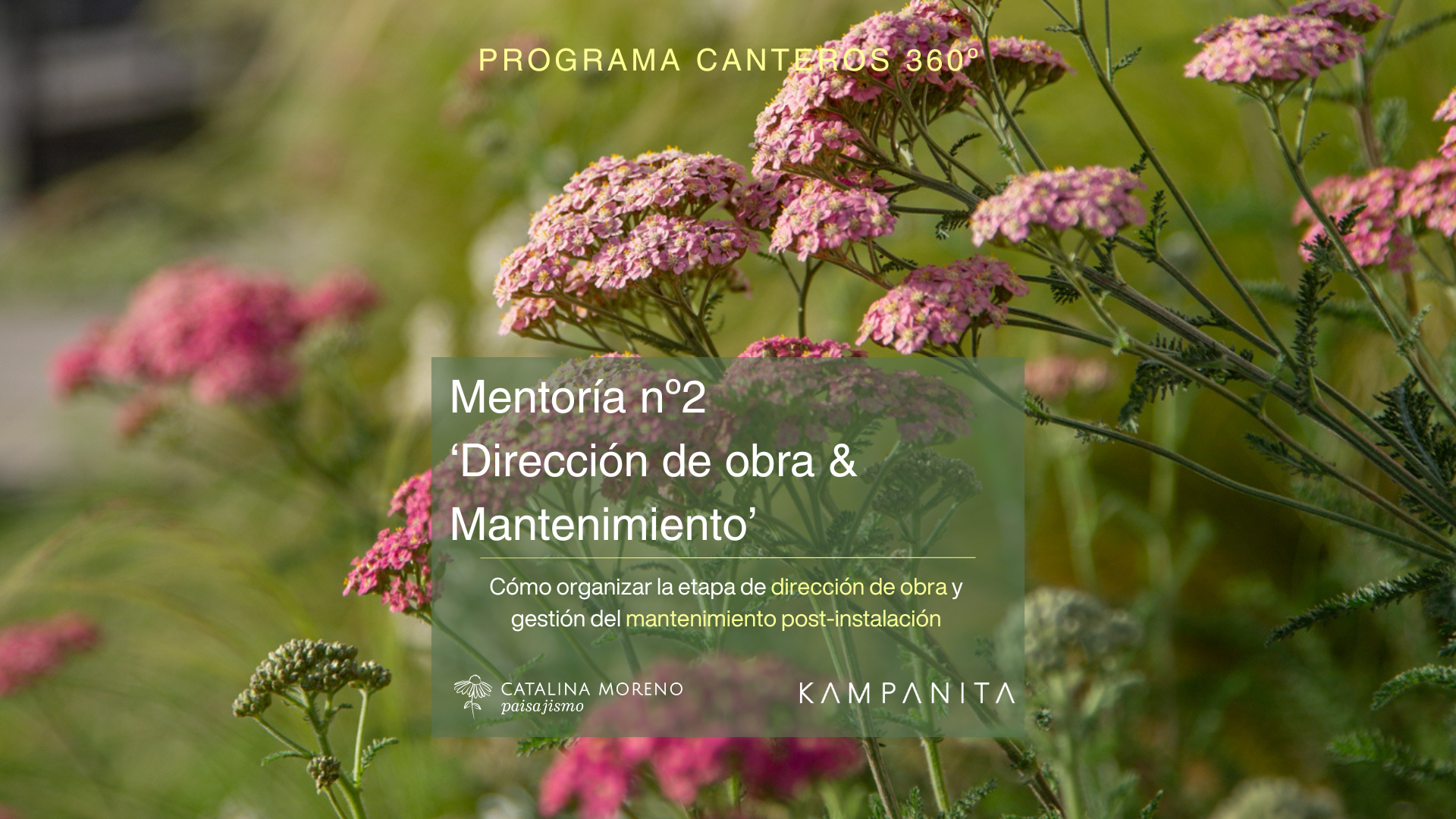 Dirección de obra y mantenimiento