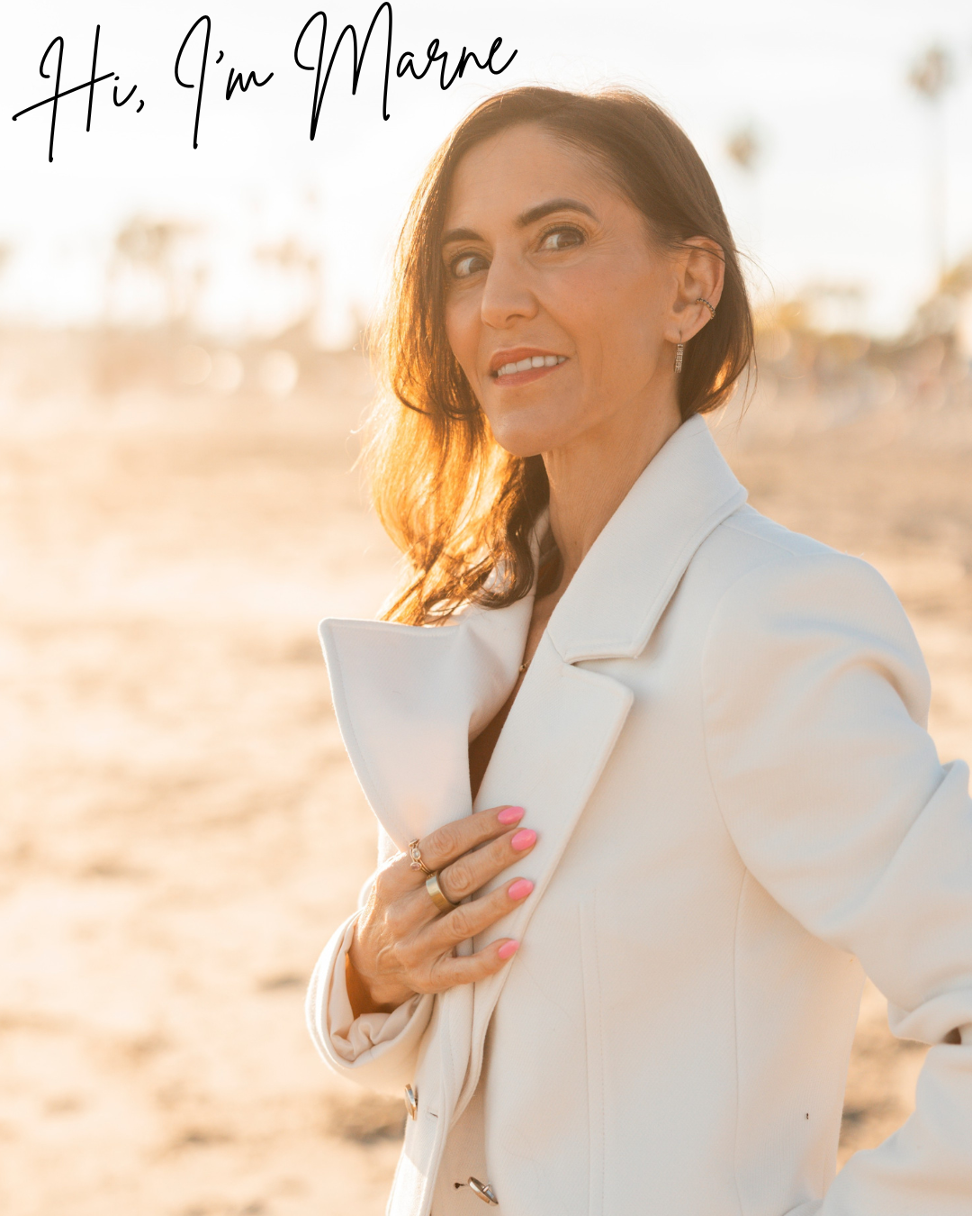 marne semick drinking coffee