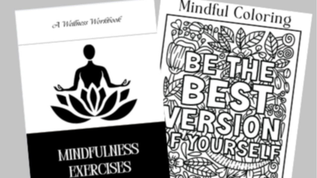 Mindfulness Activities and Colouring Book