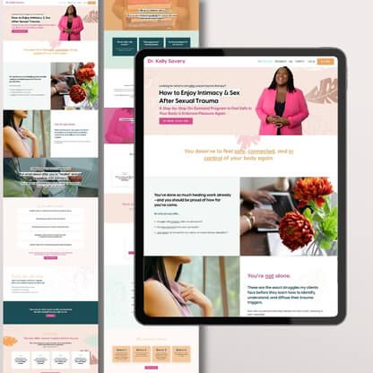 kajabi website design by sierra lin design kajabi expert