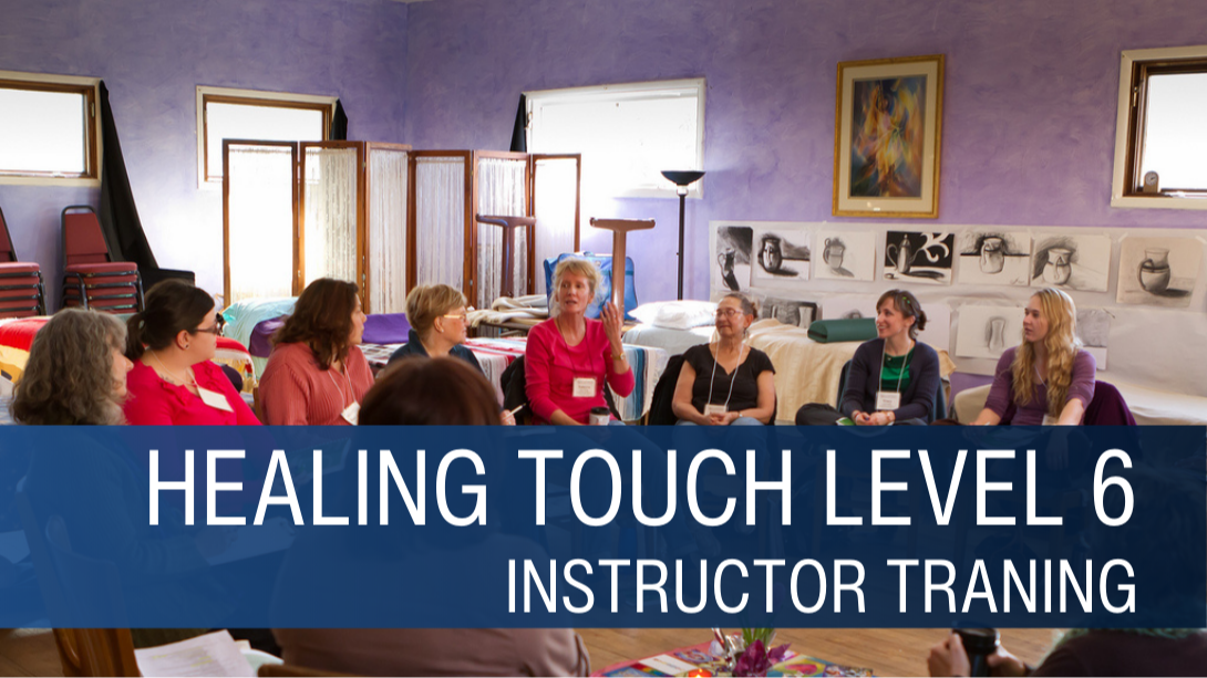 Healing Touch Level 6 Instructor Training with practitioners participating in group-based teaching and instructional skill development.
