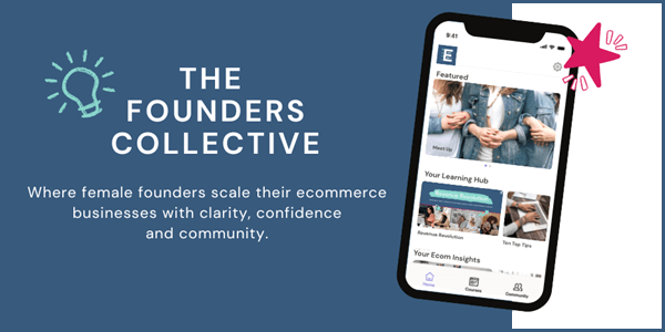 Screenshot of The Founders Collective community shown on a mobile phone screen